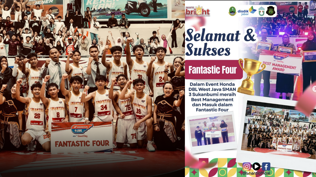 SMANTI Raih Fantastic Four dan Best Management di Honda DBL West Java 2025